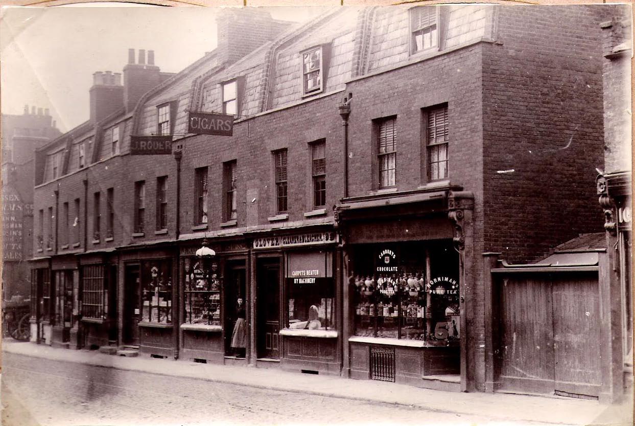 Thomas BEARMAN’s shop, 101 Mare Street, Hackney, where Thomas BEARMAN III was born.