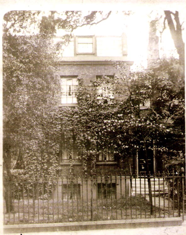 8 Tudor Road, Hackney (the house is still there but much altered).