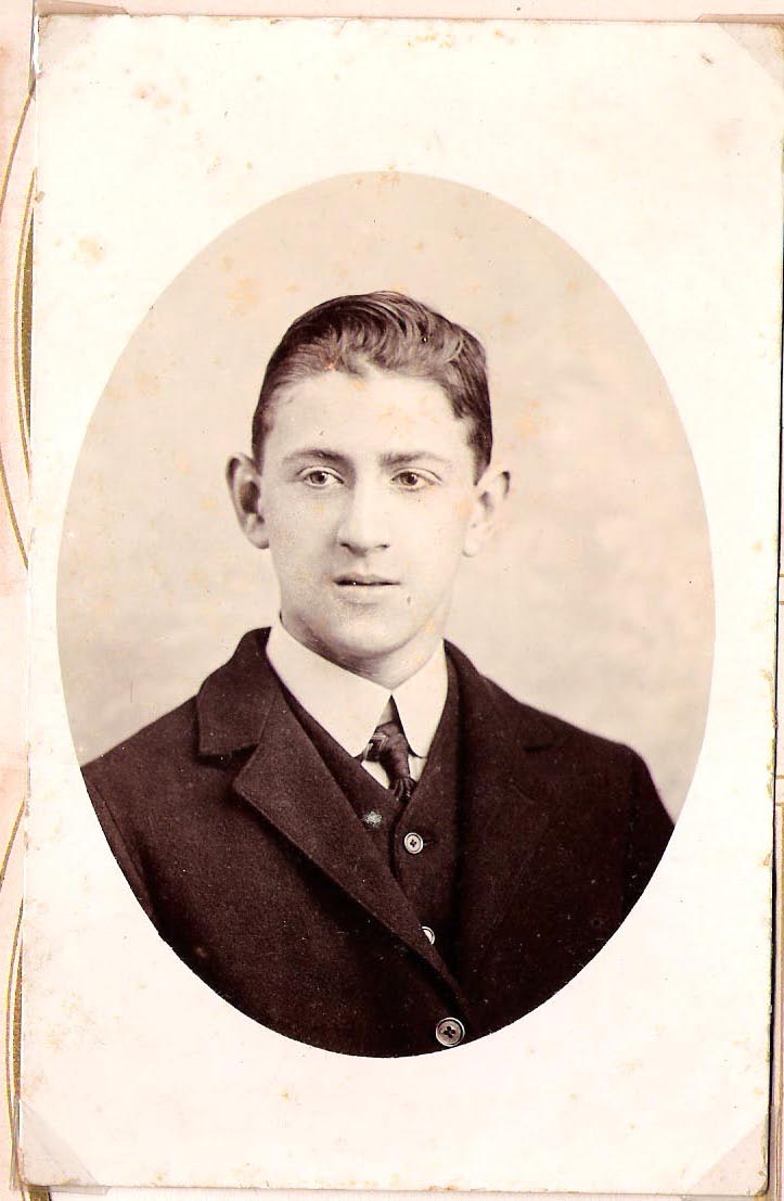 Wilfred HOWSON, 7th March 1913 the day before he emigrated to Canada