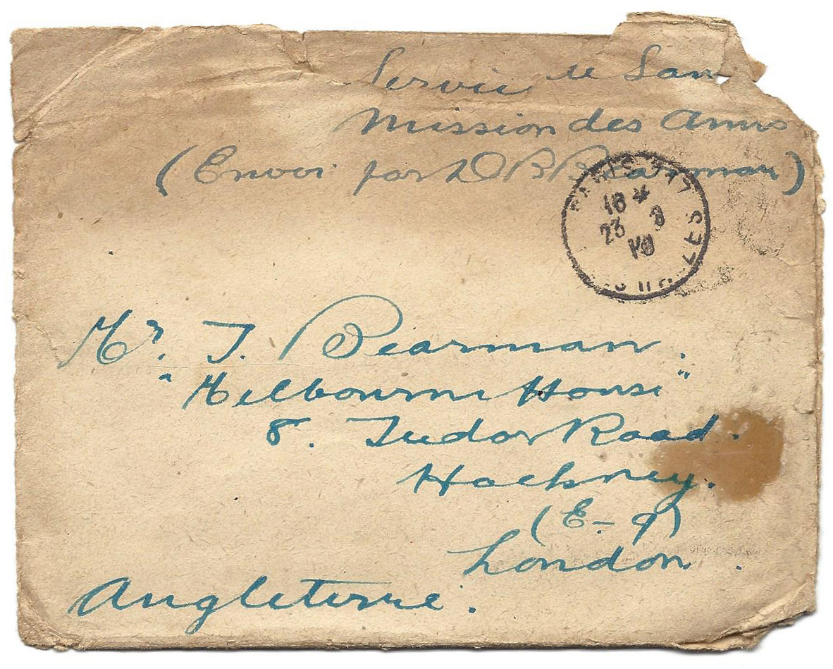 1919-09-22 page age letter by Donald Bearman