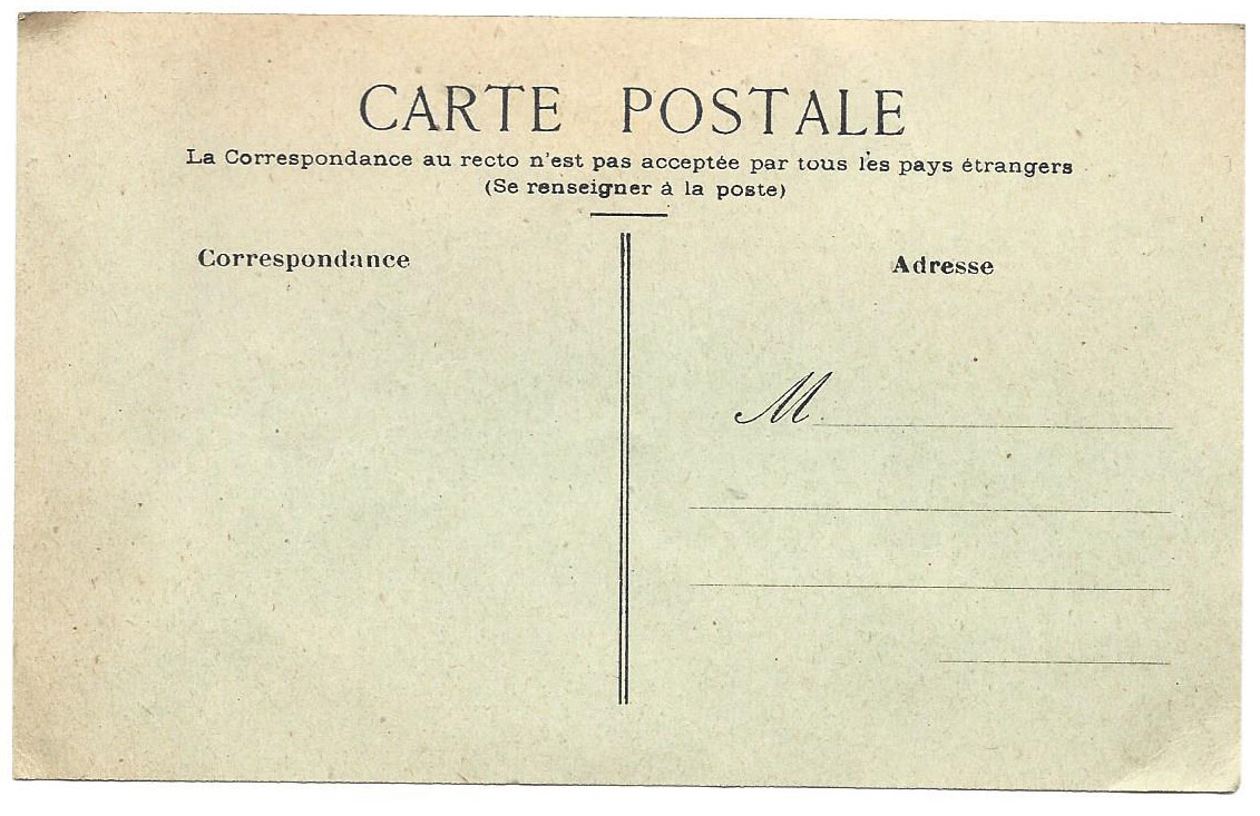 1919-11-30 carte postale letter by Donald Bearman