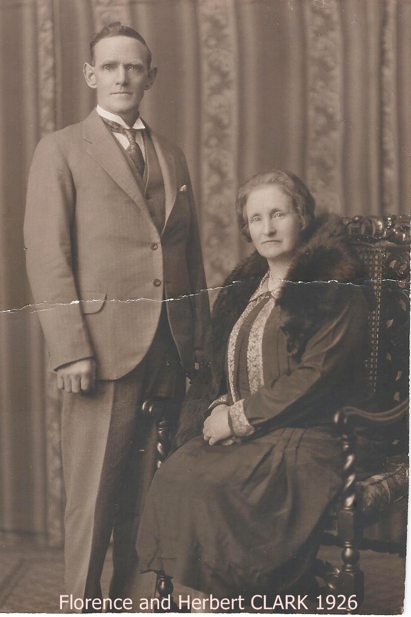 Florence (Hales) and Herbert Clark, 1926