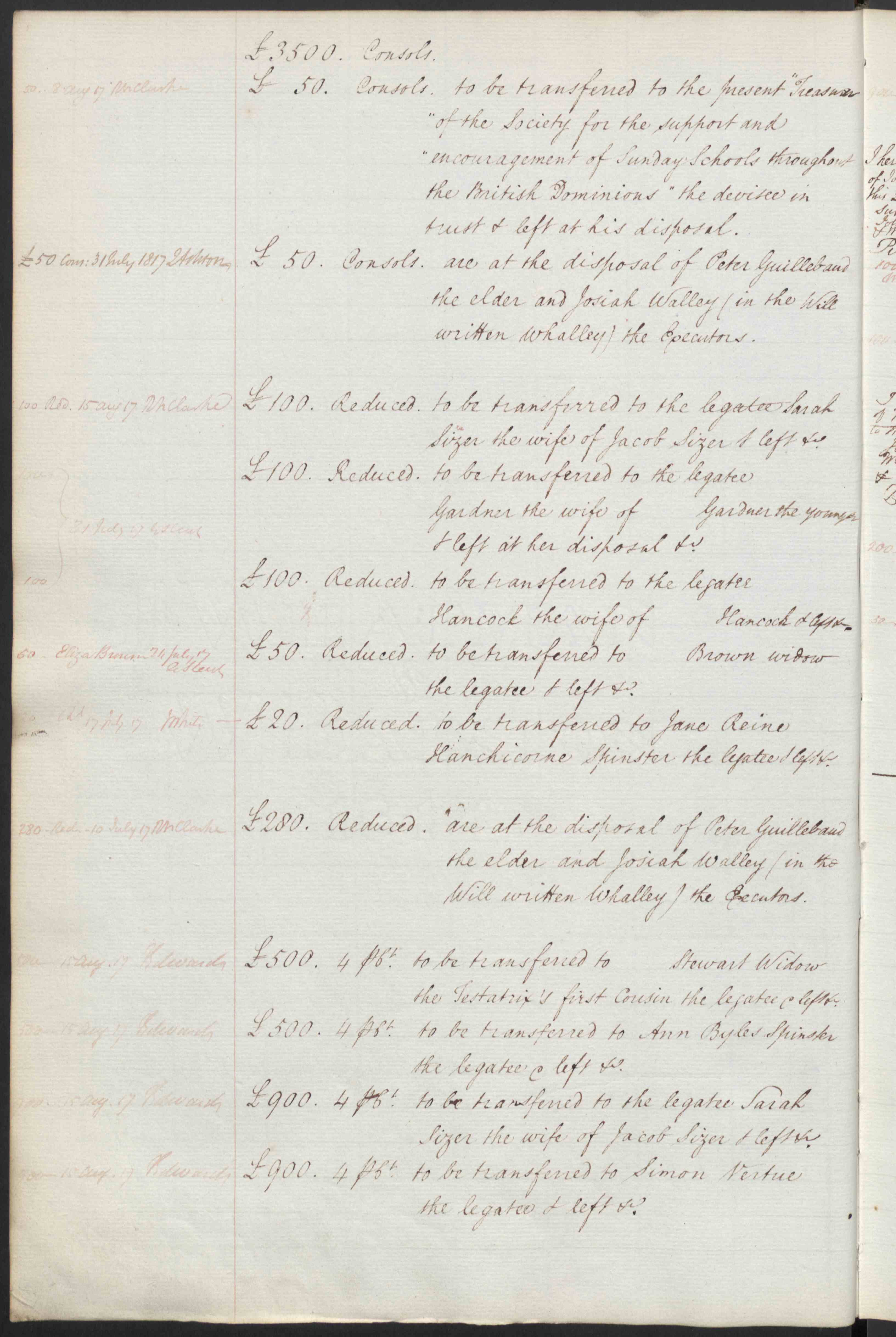 Hannah Vertue’s will dated 1817, page 8