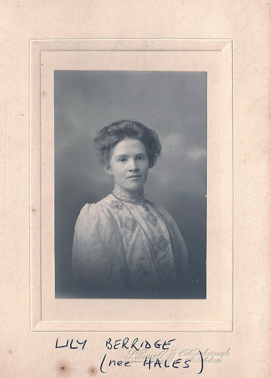 Lily Augusta Berridge (née Hales)