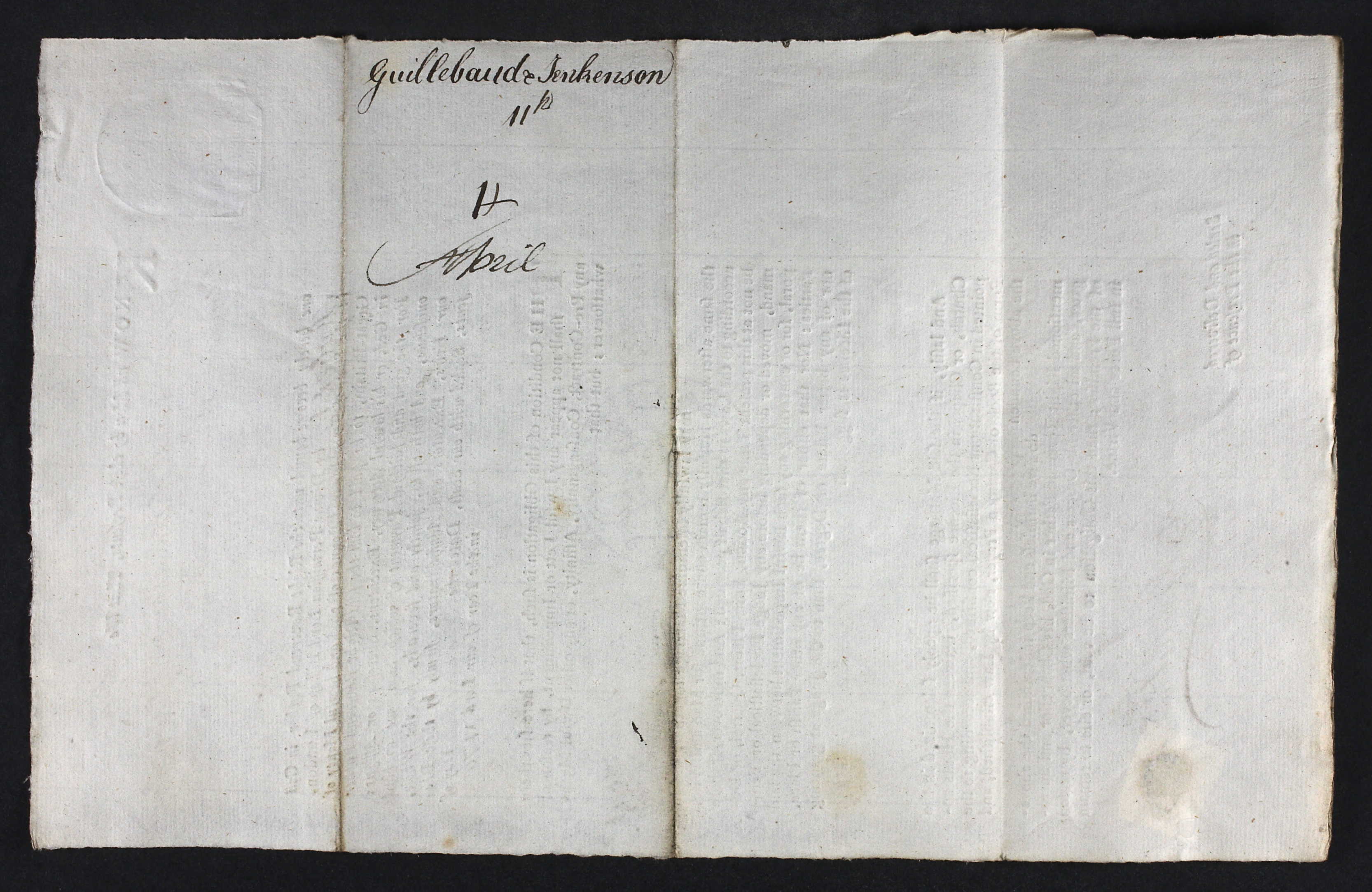 The 1778 marriage of Peter Guillebaud widower to Ann Jenkenson widow
