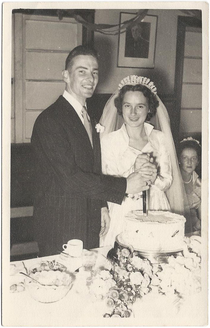 Patricia Clark and Brian Burrows 1954