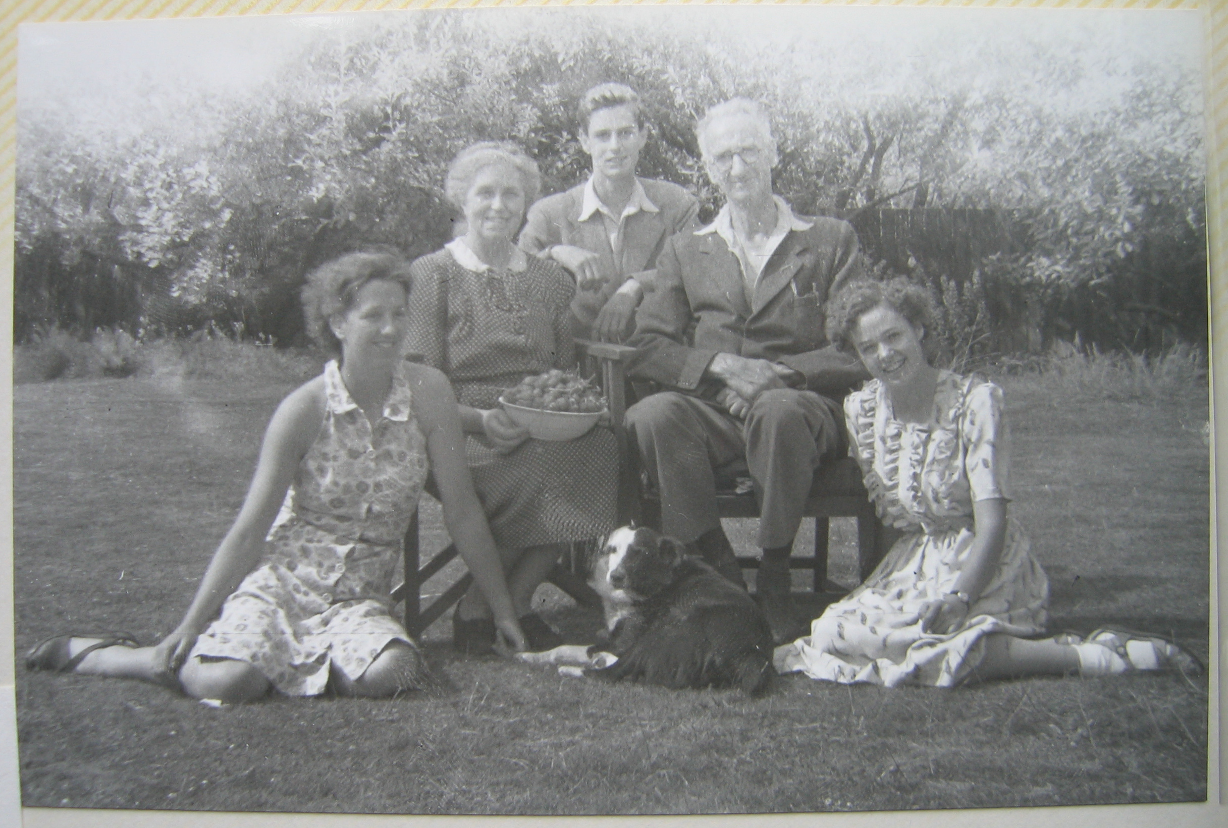 The Bearmans, presumably at Noonsun in the late 1940s
