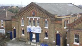 Totteridge Road Baptist Chapel, where Ethel Webb attended Sunday school in Edwardian times