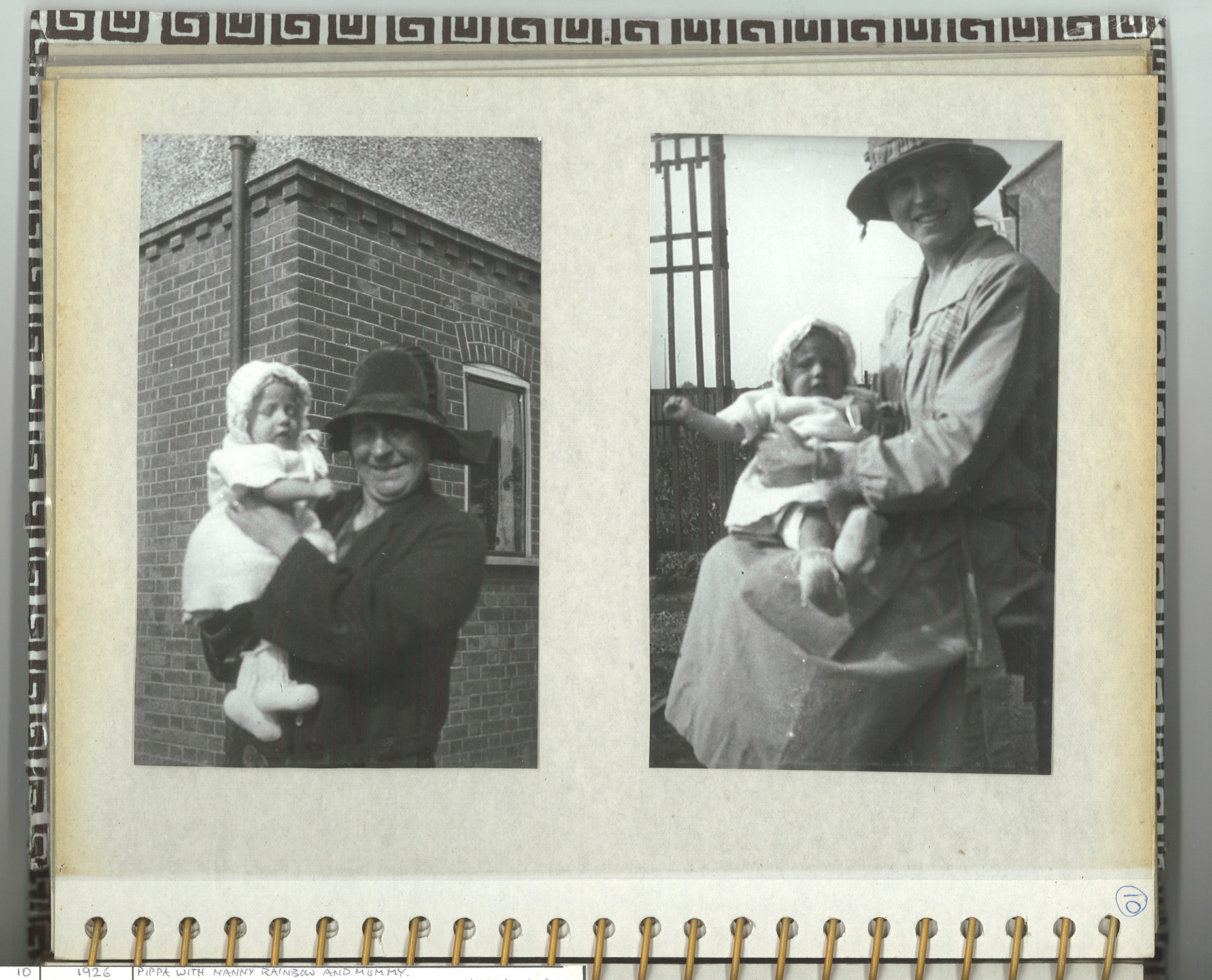 P10: Pippa Bearman with Nanny Rainbow and mother Ethel