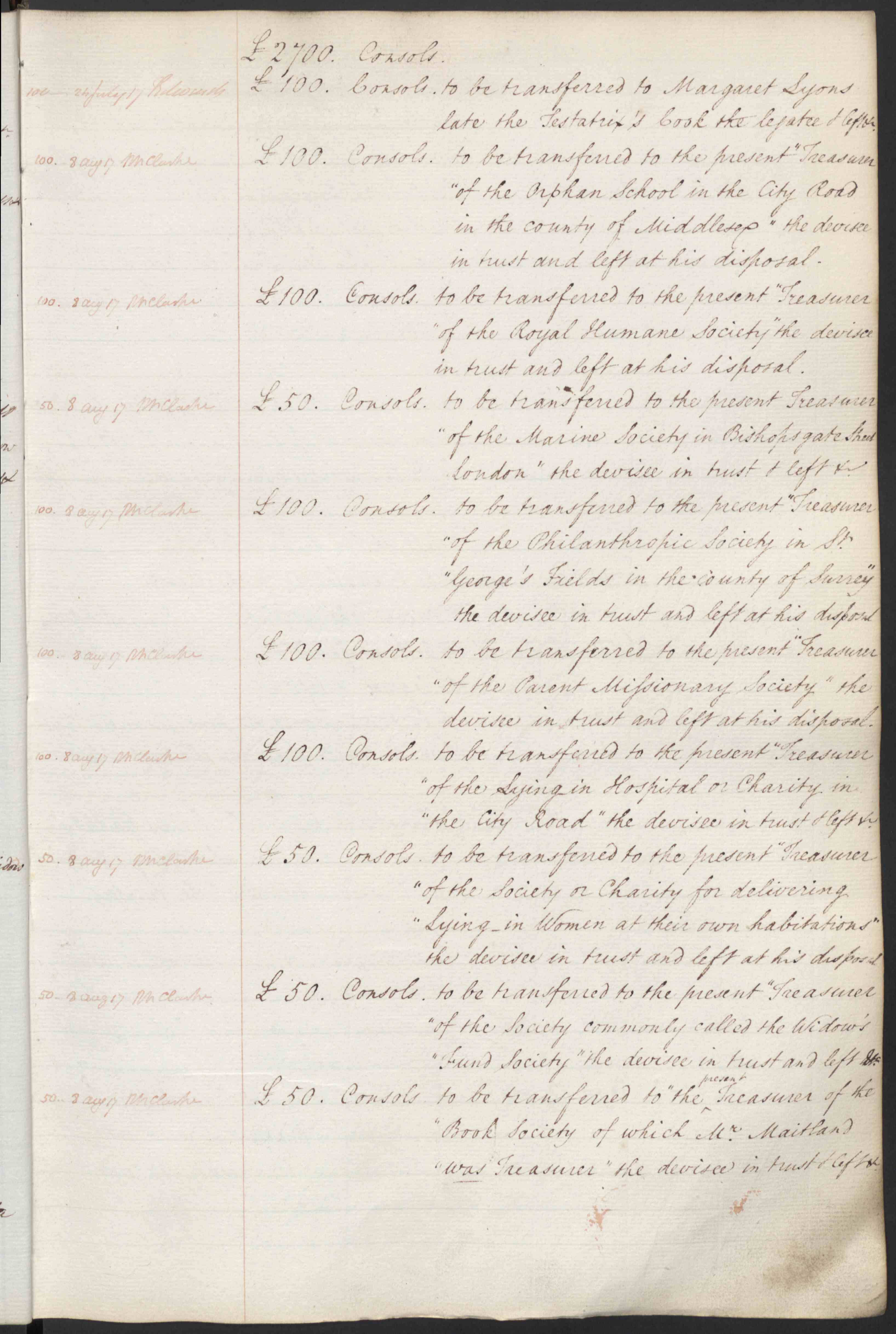 Hannah Vertue’s will of 1817, page 7
