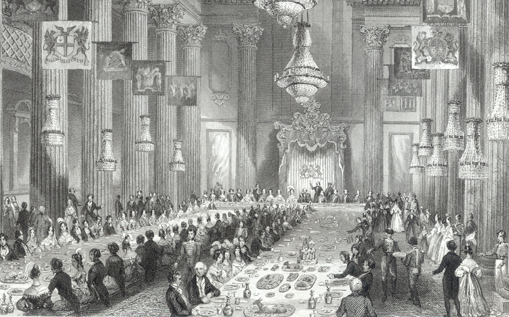 Banquet given by Lord Mayor Samuel Wilson in 1839
